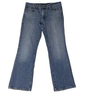 Polo Jeans Co Ralph Lauren Womens 14 Bootcut Denim Jeans Distressed Low Rise Y2K